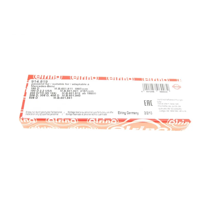 Сальник клапана (впуск/випуск) MB OM601 (к-кт 8шт.)