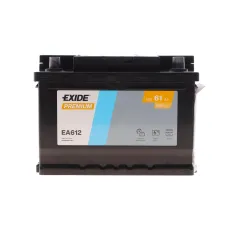 Акумулятор EXIDE EA612 61Ah/600A (242x175x175/+R/B13) для Audi 100 C2, C3, C4