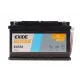 Акумулятор EXIDE EA722 72Ah 720A 278x175x175 B13 для Alfa Romeo 156, Audi 100, Audi 80