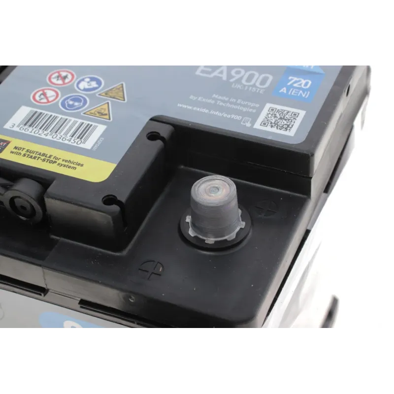 Акумулятор EXIDE EA900 90Ah 720A 12V (315x175x190) для Audi A4, Alfa Romeo Spider