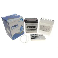 Акумулятор EXIDE EB12A-A 12Ah 165A (135х80х160мм) для мотоциклів Honda CB, Kawasaki GPX