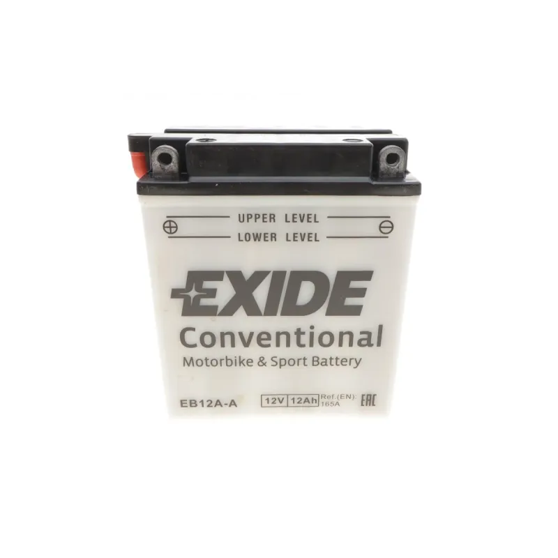 Акумулятор EXIDE EB12A-A 12Ah 165A (135х80х160мм) для мотоциклів Honda CB, Kawasaki GPX