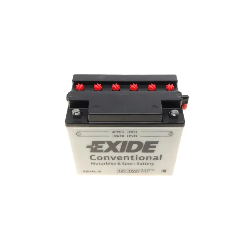 Акумулятор EXIDE EB16L-B 19Ah 190A (175x100x155) для мотоциклів Harley-Davidson, Kawasaki