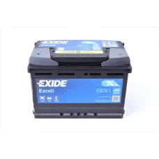 Акумулятор EXIDE EB741 74Ah 680A 278x175x190 B13 для Alfa Romeo, Chevrolet, Chrysler