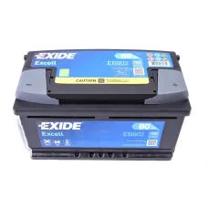 Акумуляторна батарея 80Ah 700A EXIDE EB802 (315x175x175/+R/B13) для BMW 5 (E34) 1991-1995, 105/143 л.с.
