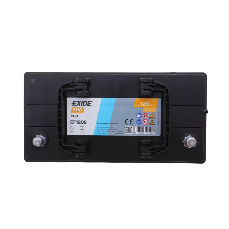 Акумуляторна батарея 120Ah/870A (349x175x235/+R/B1) PowerPro
