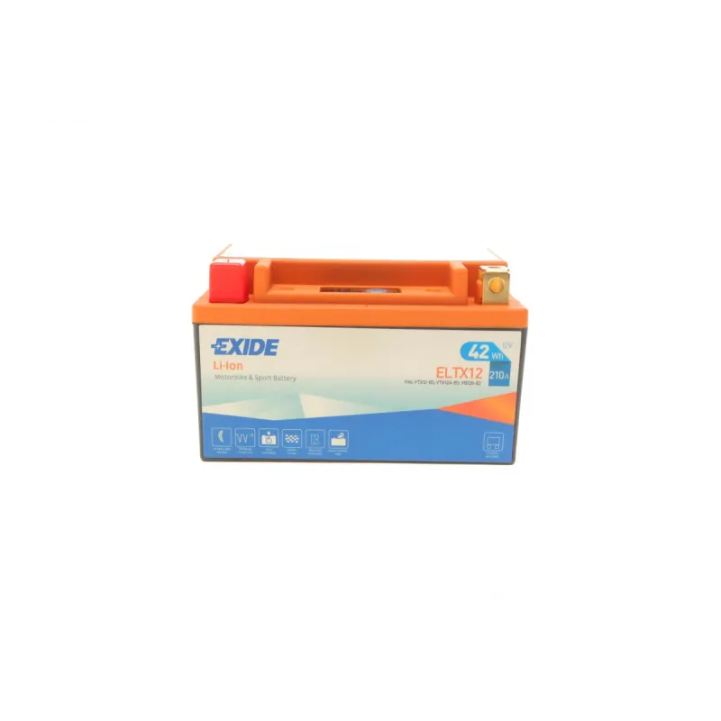 Акумуляторна батарея EXIDE ELTX12 Li-ion 4Ah 210A (150x87x93 мм) для мотоциклів