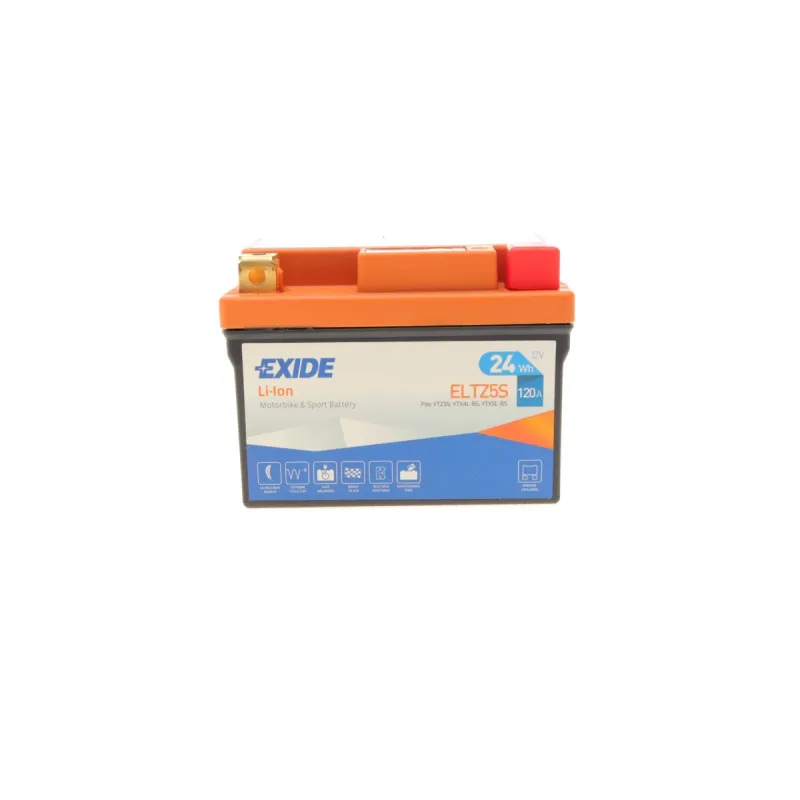 Акумулятор Li-ion EXIDE ELTZ5S 12V 2Ah 120A (115x70x85мм) для мотоциклів