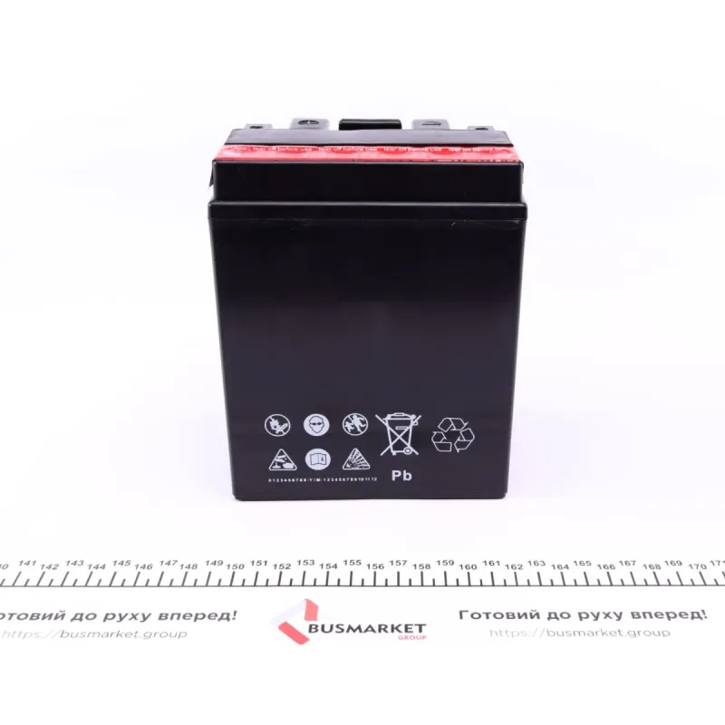 Акумулятор AGM EXIDE ETX14AHL-BS 12Ah 210A (134x89x164) для мотоциклів Aprilia Atlantic, BMW C1