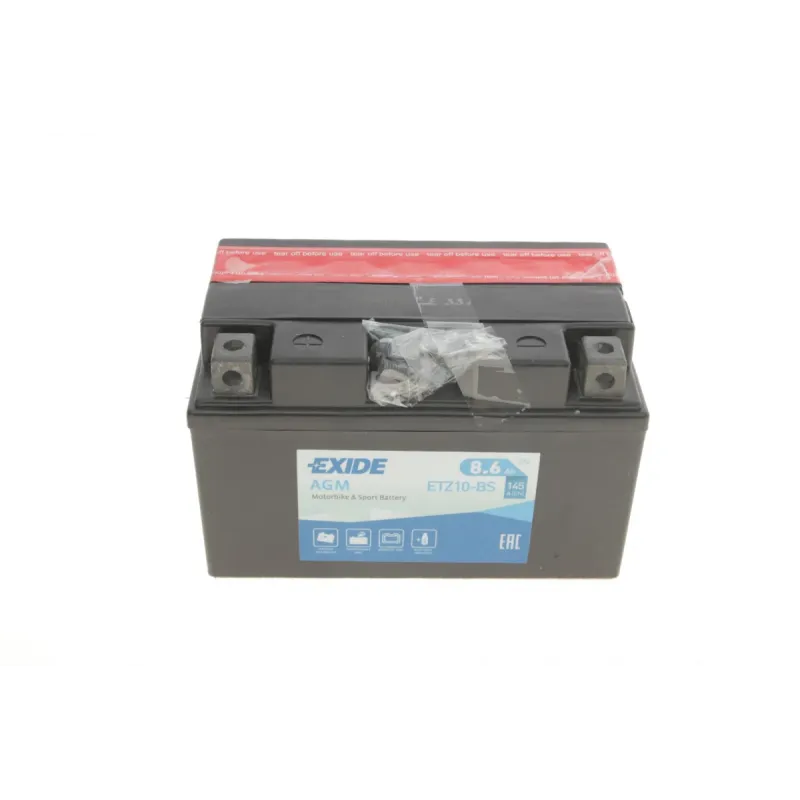 Акумулятор AGM EXIDE ETZ10-BS 12V 9Ah 145A (150x87x95мм) для мотоциклів