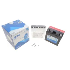 Акумулятор AGM EXIDE ETZ7-BS (12V, 6Ah, 100A) для мотоциклів Honda, Aprilia, BMW