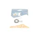Прокладка турбіни FA1 076.408.005 ущільнююча для Audi A3/A4/A6/A8, Volkswagen Golf 2006-2018, комплект 5 шт, діаметр 21.2 мм, товщина 1.5 мм
