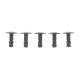 Кліпса кріплення (к-кт 5шт) Audi A6/ VW Passat 96-05 (папа)
