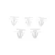 Кліпса кріплення обшивки FA1 12-40022.5 для Opel Corsa C 2000-2009 (діаметр 16 мм, комплект 5 шт)