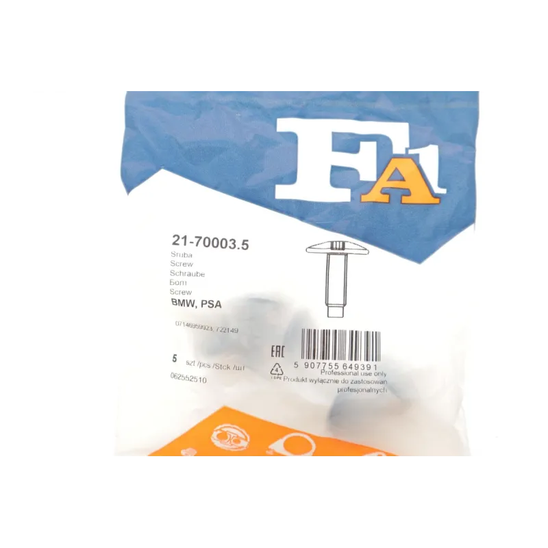 Болт Torx FA1 (M6x1x20mm) 21-70003.5, комплект 5шт