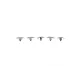 Кліпса кріплення шумоізоляції капоту (к-кт 5 шт) Jeep Cherokee/Compass/Grand Cherokee/Patriot 08-
