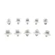 Кліпса кріплення обшивки (к-кт 10шт) Renault Master 97-10/Iveco Daily 06-14