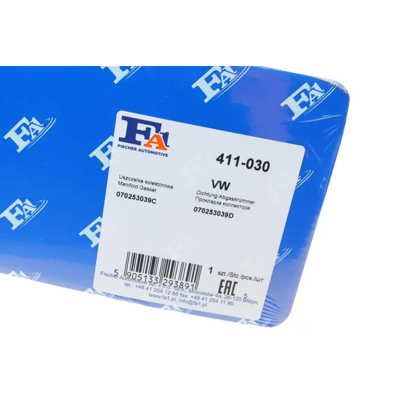 Прокладка випускного колектора FA1 411-030 для Volkswagen Transporter T5 2.5 TDI 2003-2009