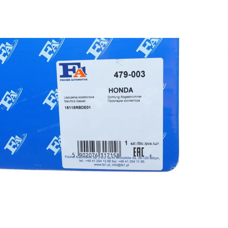 Прокладка випускного колектора FA1 479-003 для Honda Accord, Civic 2.2 i-CTDi 2004-2010