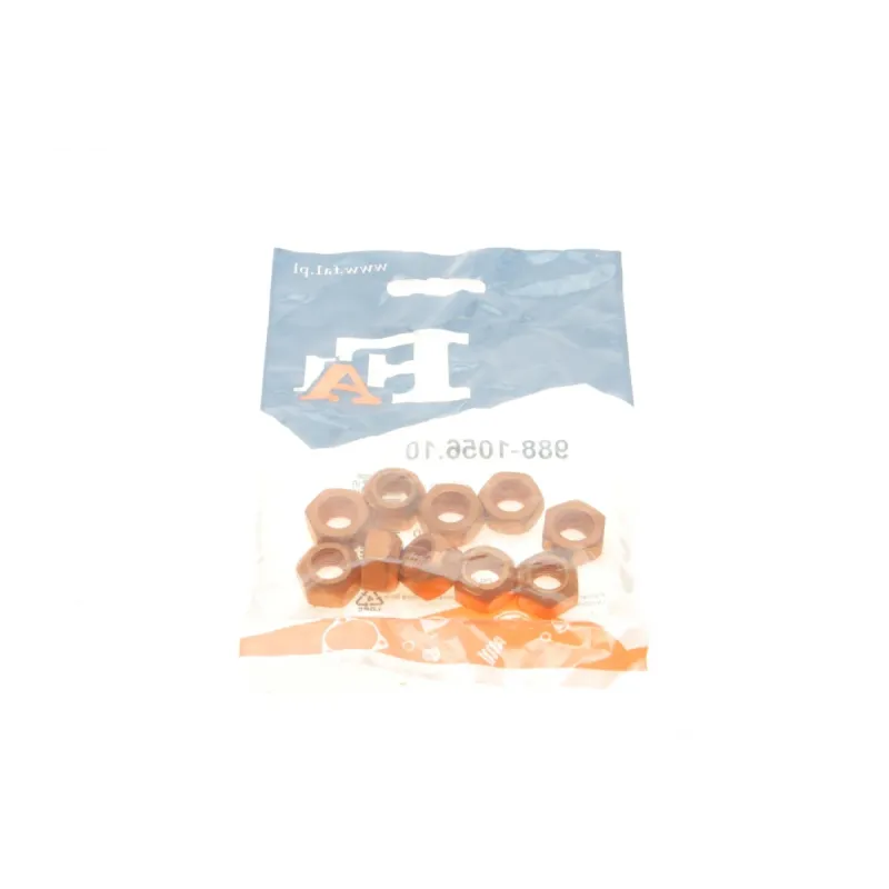 Гайка колектора випускного Hyundai/Iveco/Mitsubishi (M10x1.25mm) (к-кт 10шт)