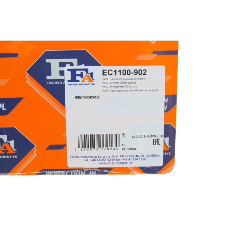 Прокладка ГБЦ FA1 EC1100-902 для Audi A3, VW Golf VI 1.6 101-102 л.с. 1998-2013 (1.20мм, 2 мітки)