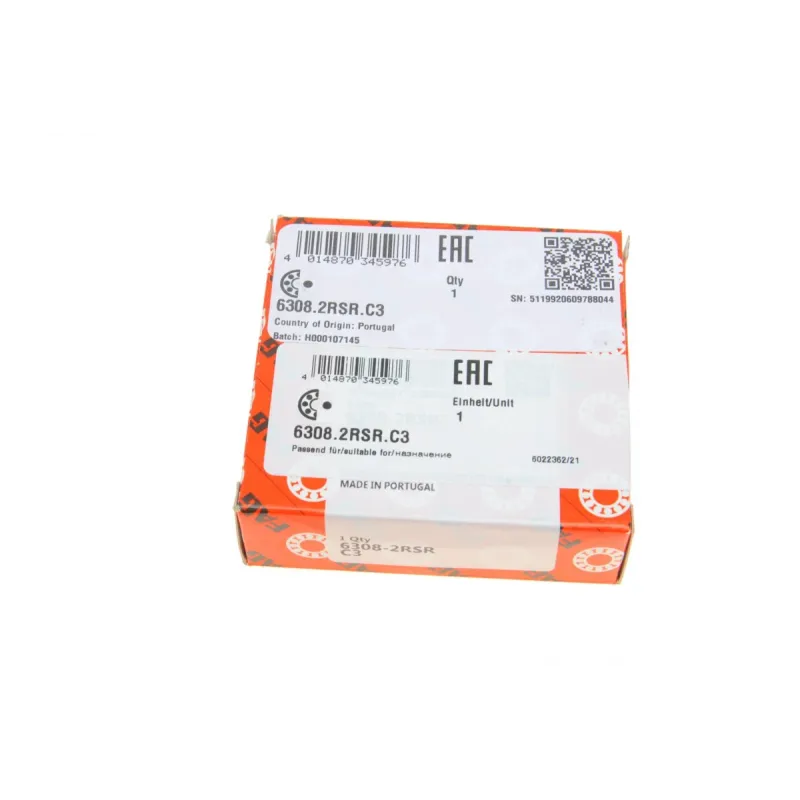 Підшипник FAG 6308.2RSR.C3 (40x90x23 мм)