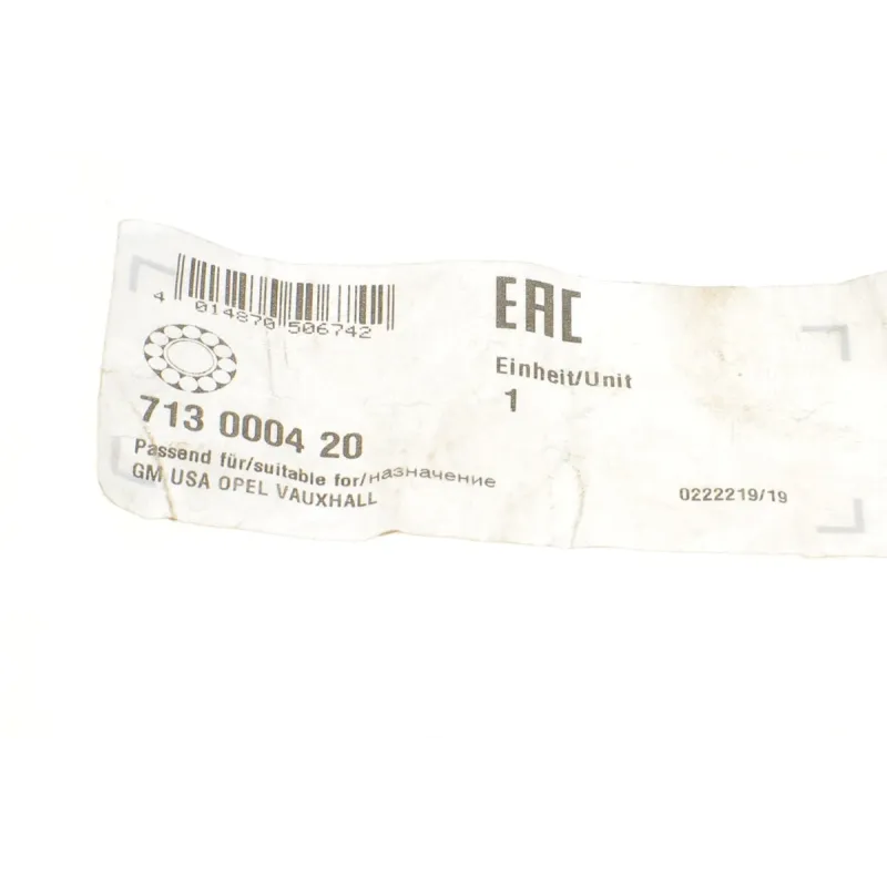 Підшипник опорний FAG 713 0004 20 для Opel Combo, Corsa A/B