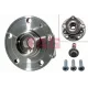Підшипник маточини передній FAG 713 6109 90 для Volkswagen Caddy III 2003-2015, Golf V/VI 2003-2014 (3 болти, Ø 136.4 мм, з кільцем ABS)