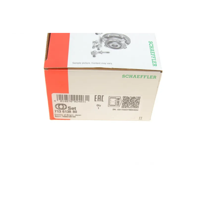 Підшипник маточини задній FAG 713 6138 80 для Nissan Pathfinder R50 1997-2004, Terrano II R20 1996-2007