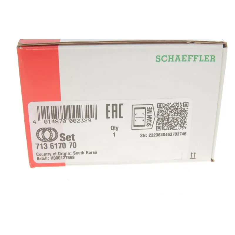 Підшипник маточини передній FAG 713 6170 70 для Honda Accord CB/CC/CD/CE/CF, Rover 600, 83x42.7x43.4 мм