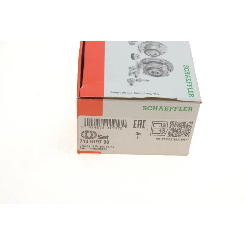 Підшипник маточини передній FAG 713619790 для Peugeot 4007/4008, Mitsubishi ASX/Outlander, 80x40x43 мм
