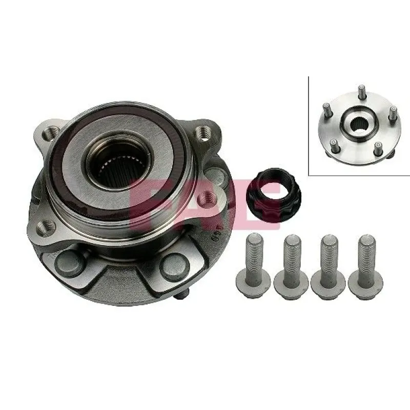 Підшипник маточини передній FAG 713621150 для Toyota Auris, Avensis, Corolla, RAV4, Lexus NX, зовнішній діаметр 138.8 мм