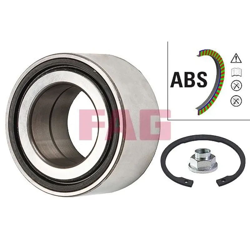 Підшипник маточини передній FAG 713623470 для Opel Agila, Suzuki Swift, Ignis з ABS