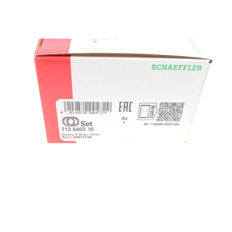 Підшипник маточини передній FAG 713 6403 10 для Citroen C3/Peugeot 207/208, 37x72x33 мм