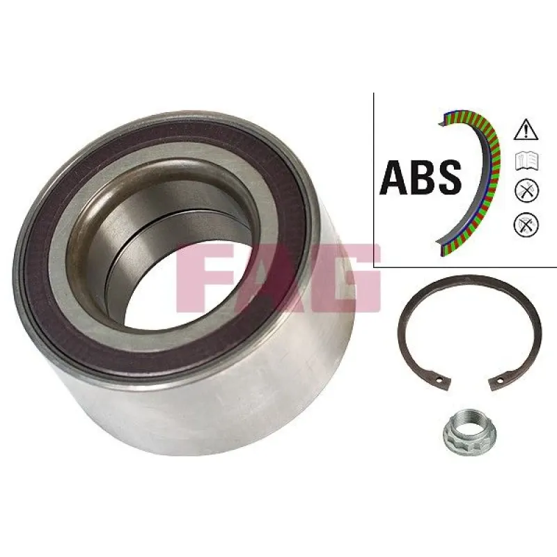 Підшипник маточини задній FAG 713 6495 80 для BMW 3 (F30/F31/F80) 2011-, 4 (F32/F33/F82/F83) 2013- (+ABS)