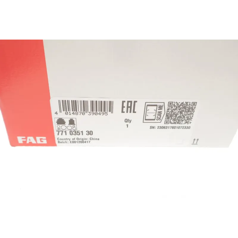 ШРКШ зовнішній FAG 771 0351 30 для Audi A1, VW Polo, Skoda Fabia 1.2-2.0 2000- (36/30/52мм)