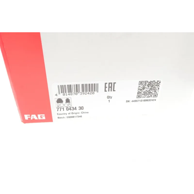 Шрус зовнішній FAG 771 0434 30 для Fiat Punto, Alfa Romeo Mito, Opel Corsa (22/21/51.2mm)
