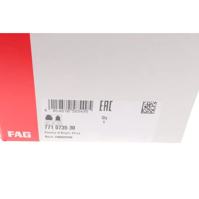 ШРКШ зовнішній FAG 771 0735 30 для Opel Astra F, Vectra, Kadett E (33/25z, ABS 29)