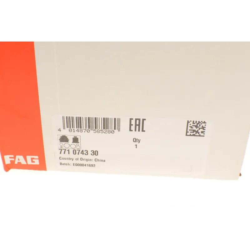 ШРКШ зовнішній FAG 771 0743 30 для Fiat Ducato/Citroen Jumper 1994-2006 (45/35z, ABS 54)