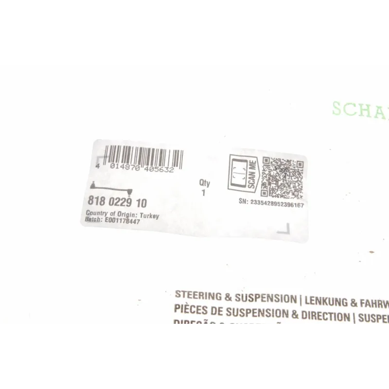 Тяга стабілізатора (переднього) Renault Kangoo (KC0/1_), 08/97 -, Л=П