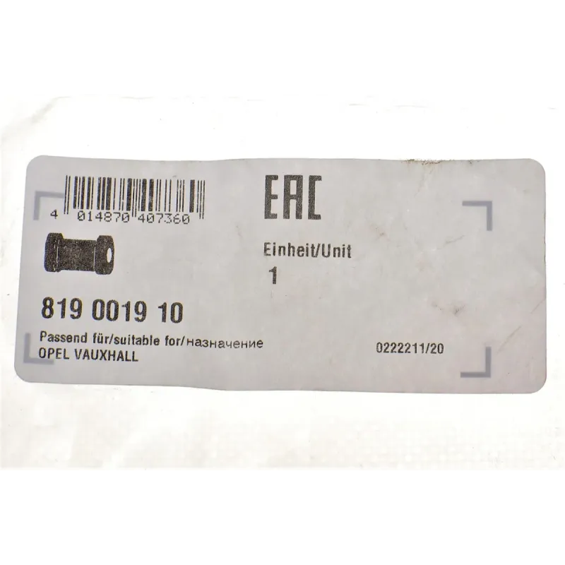 Втулка стабілізатора заднього FAG 819 0019 10 для Opel Omega A/B, Calibra A (d=14mm)
