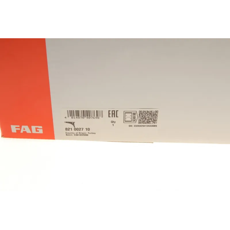 Важіль підвіски FAG 821 0027 10 передній верхній (R) для Honda Civic EG/EJ/EK, CRX EH, Rover 400/45, 12.7 мм