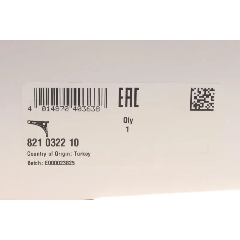 Важіль передньої підвіски FAG 821 0322 10 для Renault Kangoo, Nissan Kubistar