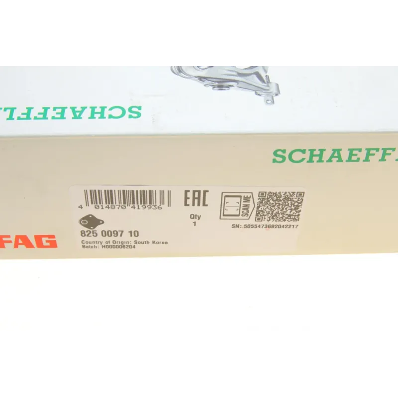 Опора кульова FAG 825009710 передньої нижньої підвіски для Kia Carens 1.8 2000-2002, діаметр болта 18 мм