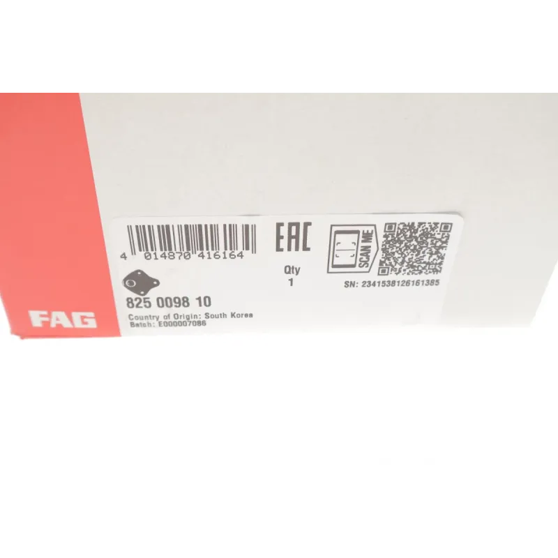 Опора кульова передня нижня FAG 825009810 для Kia Sportage K00 1994-2003