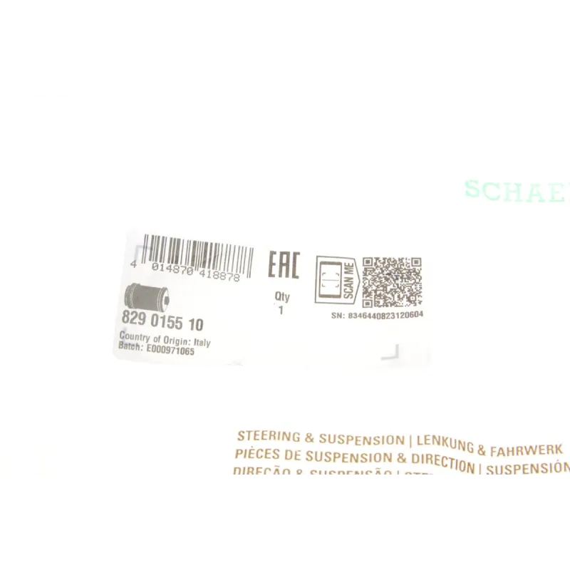 Сайлентблок важеля FAG 829 0155 10 для Alfa Romeo 147, 156, 166, GT (передній/верхній)