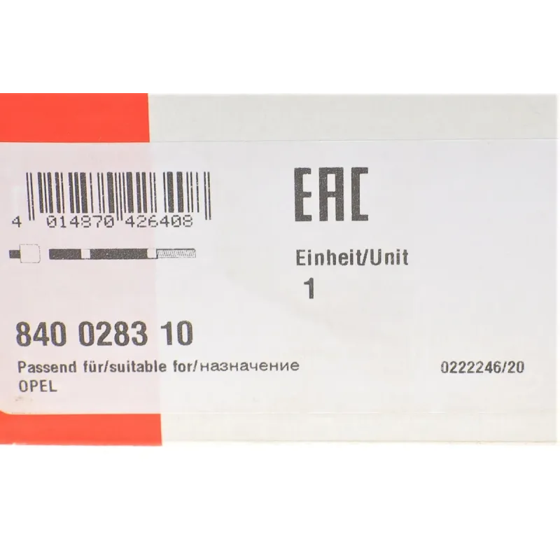 Тяга рульова FAG 840 0283 10 для Opel Astra H/Zafira B (2004-2014), 278 мм