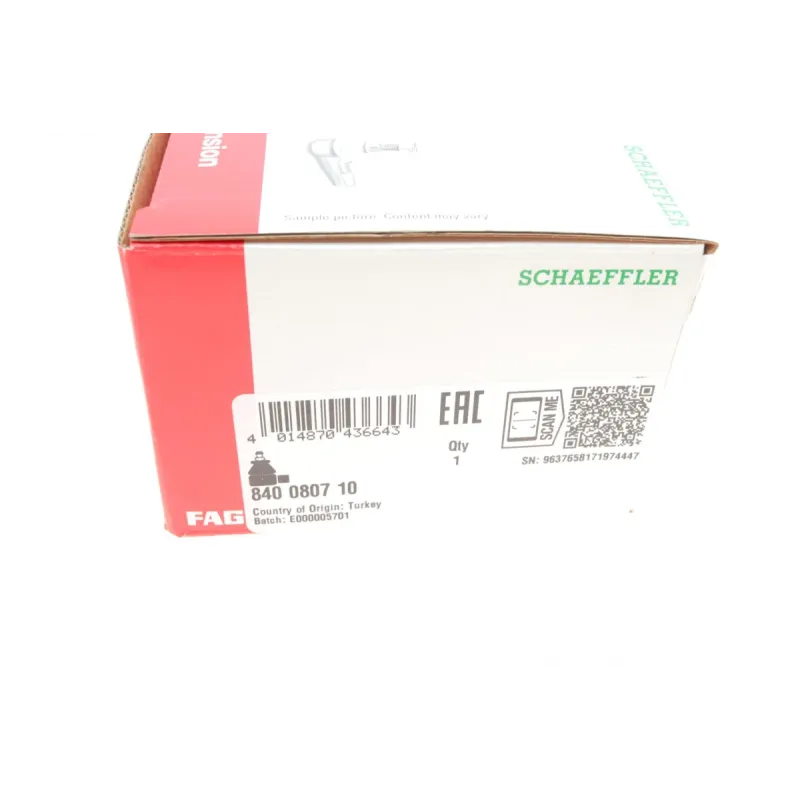 Наконечник рульової тяги FAG 840 0807 10 для Mercedes-Benz 100 (W631) 1988-1996, конус 16,3 мм