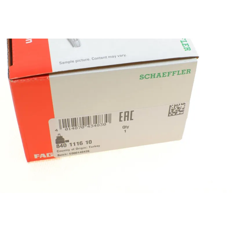 Наконечник рульової тяги правий FAG 840 1116 10 для Audi A1, VW UP, Skoda Citigo, Seat Mii, M14x1,5