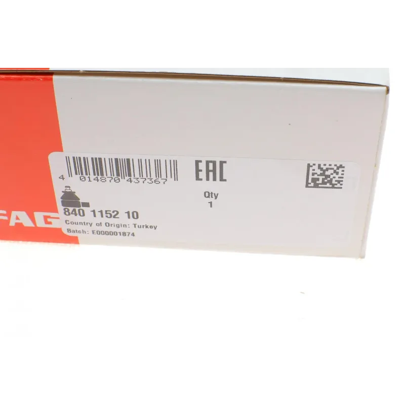 Наконечник рульової тяги правий FAG 840 1152 10 для Mercedes-Benz A-Class W176, B-Class W246 2011- M14x1,5